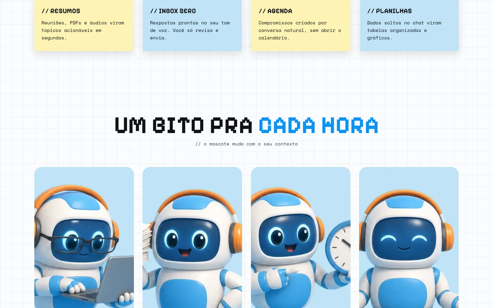 Um Bito pra cada hora, variações do mascote