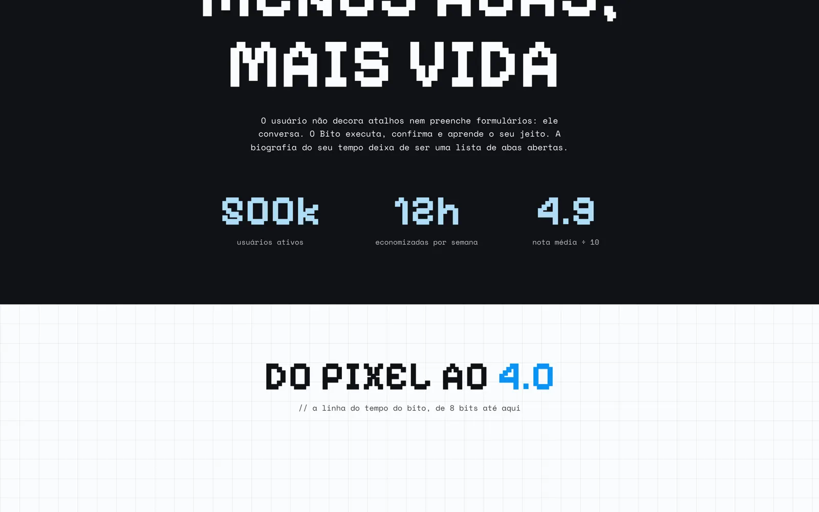 Métricas em tipografia arcade