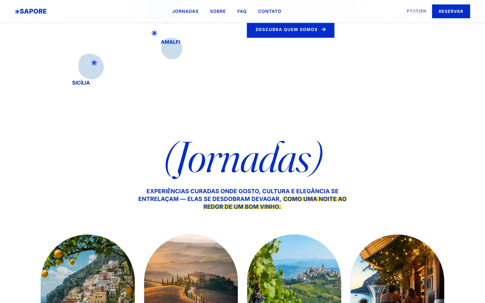 Jornadas em arcos fotográficos
